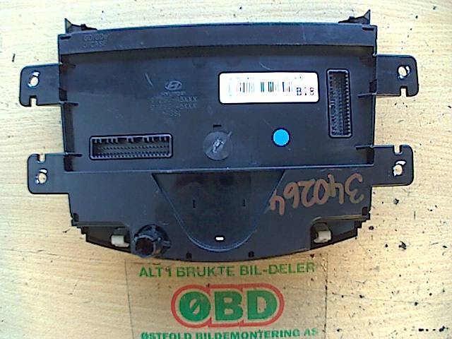 Varmeapparat betjening til Hyundai i30 2012-2017 (Type II)  (HYUNDAI|97250A6510GU|)