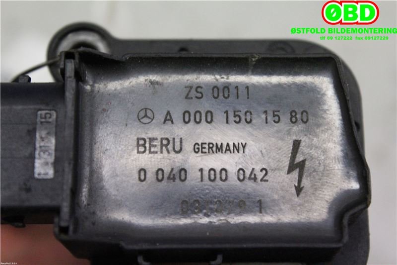 Coil elektronisk til Mercedes E-Klasse 2002-2006 (Fase 1) (W211) (W211) (A 000 150 29 80||0001501580)
