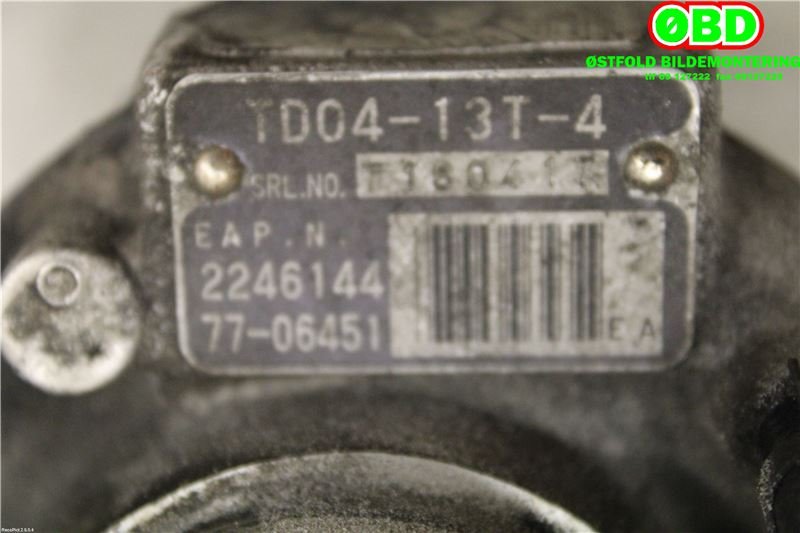 Turbo til BMW 7-Serie 1993-2001 (E38) (E38) (BMW|11 65 2 246 739|)