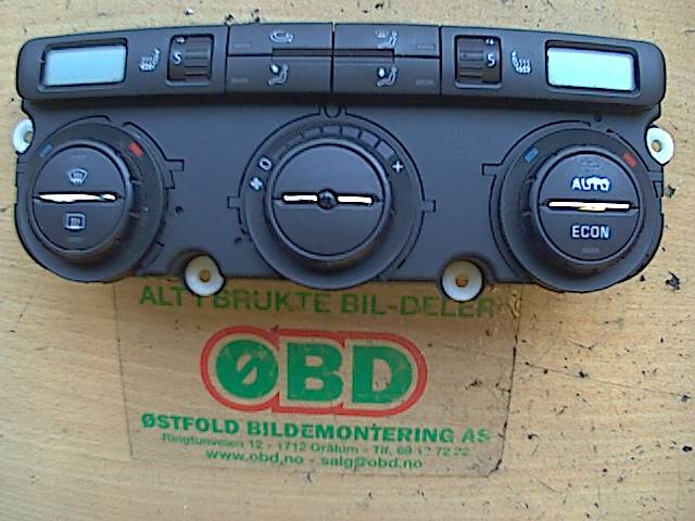 Varmeapparat betjening til Škoda Octavia, 2005-2008 (Type II, Fase 1)  (SKODA|1Z0 907 044 AC)