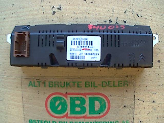 Instrument kjørecomputer til Peugeot Partner 2008-2015 (Type II, Fase 1)  (PEUGEOT||9821851780)