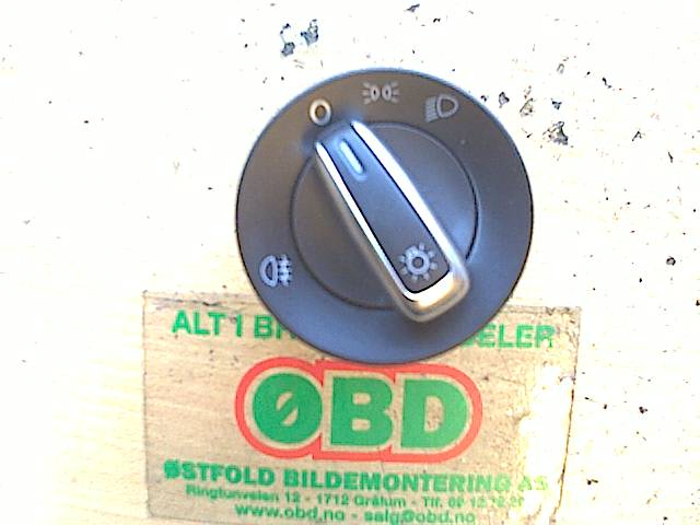 Bryter lys til VW Polo, 2009-2014 (Type V, Fase 1)  (VOLKSWAGEN|6R0 941 531 F)