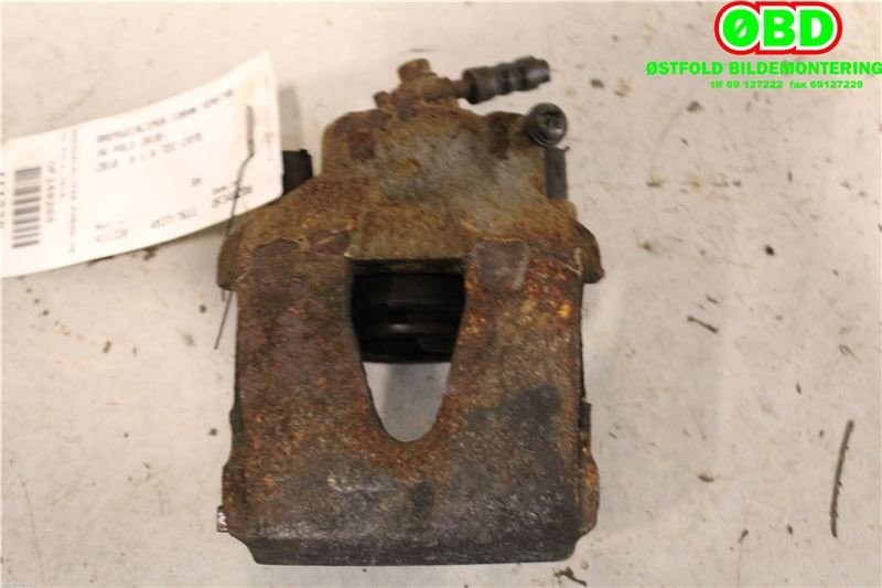 Bremsecaliper venstre foran til VW Polo, 2009-2014 (Type V, Fase 1) (VOLKSWAGEN|1K0 615 123 D)