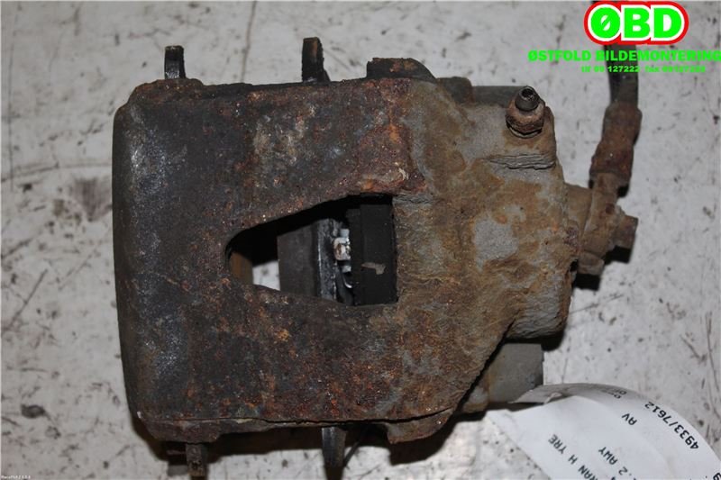 Bremsecaliper høyre foran til VW Polo 2002-2005 (Type IV, Fase 1)  (VOLKSWAGEN|1K0 615 124 D|)