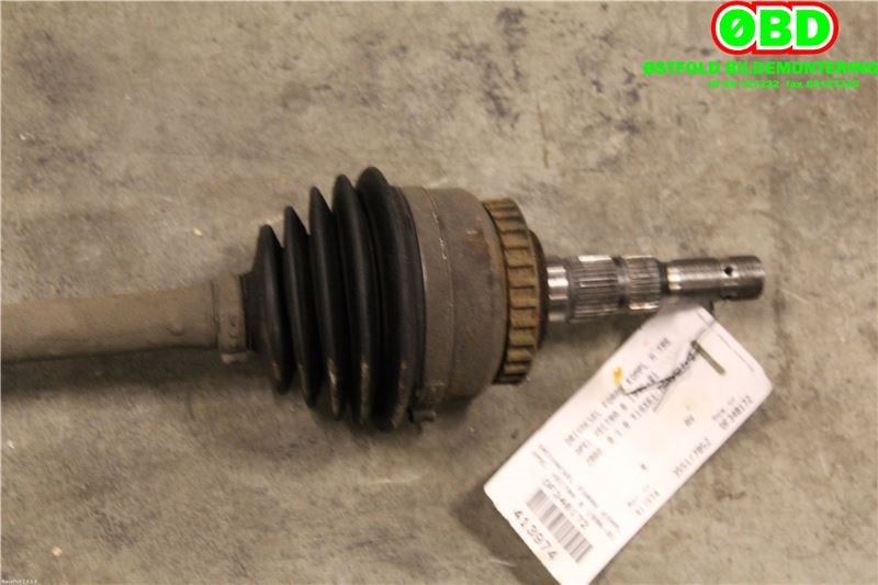 Drivaksel høyre foran til Opel Vectra B 1996-2001  (OPEL|9118604|374306|)