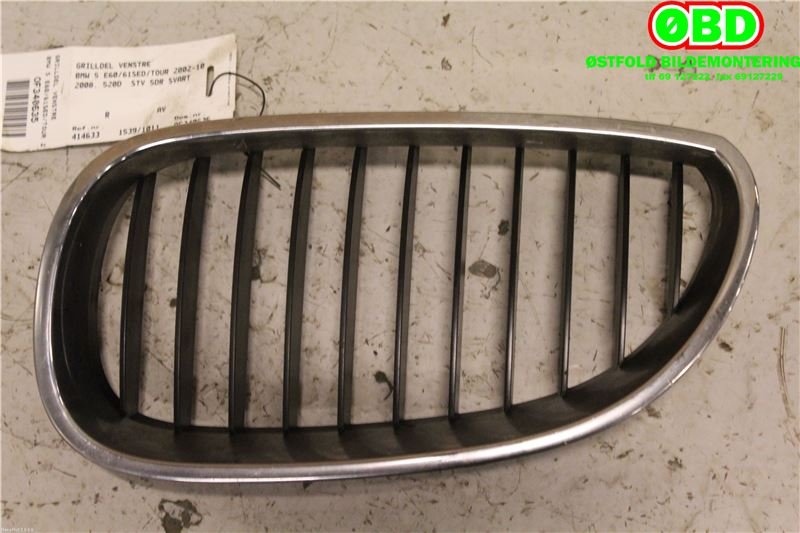 Grill venstre til BMW 5-Serie 2003-2010 (E60/E61) (E60/E61) (BMW|51 13 7 027 061|)