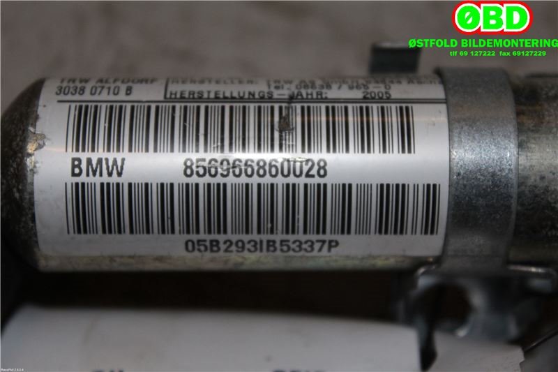 Airbag gardin høyre til BMW 3-Serie 2005-2011 (E90/E91/E92/E93) (E90/E91/E92/E93) (BMW|)