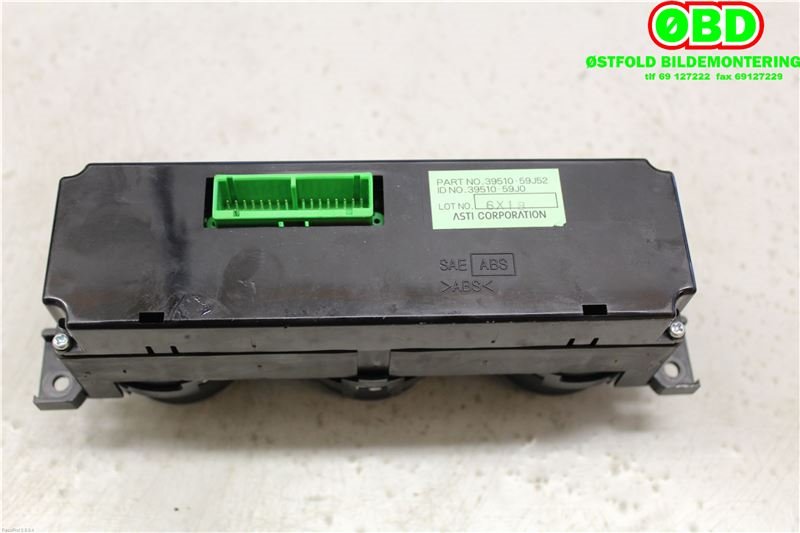 Varmeapparat betjening til Suzuki Liana 2004-2010 (Fase 2)  (SUZUKI|39510-59J52|)