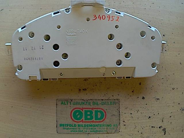 Instrumentpanel til Volvo V50 2007-2012 (Fase 2)  (VOLVO|36002714|)