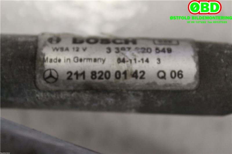 Viskeroverføring til Mercedes E-Klasse, 2002-2006 (Fase 1) (W211) (W211) (MERCEDES|A 211 820 01 42)
