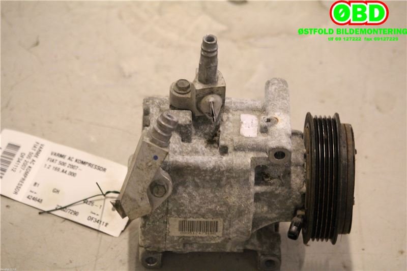 Aircondition kompressor til Fiat 500 2008-2020  (FIAT|51747318|71785268)