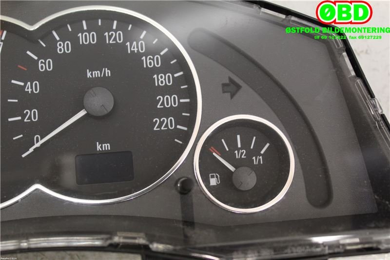 Instrumentpanel til Opel Meriva A 2003-2010  (OPEL|93179377|6260399|13173382XU)