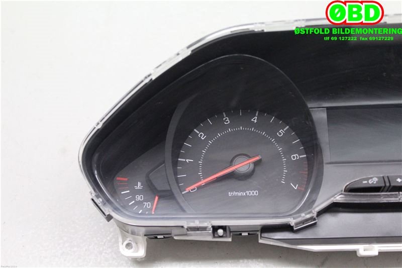 Instrumentpanel til Peugeot 208 2012-2019 (Type I) (9801905280|)