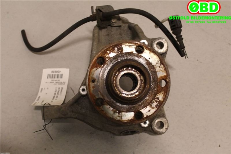 Hjulspindel høyre foran til VW Passat 2005-2010 (B6) (B6) (VOLKSWAGEN|3C0 407 254 F|)
