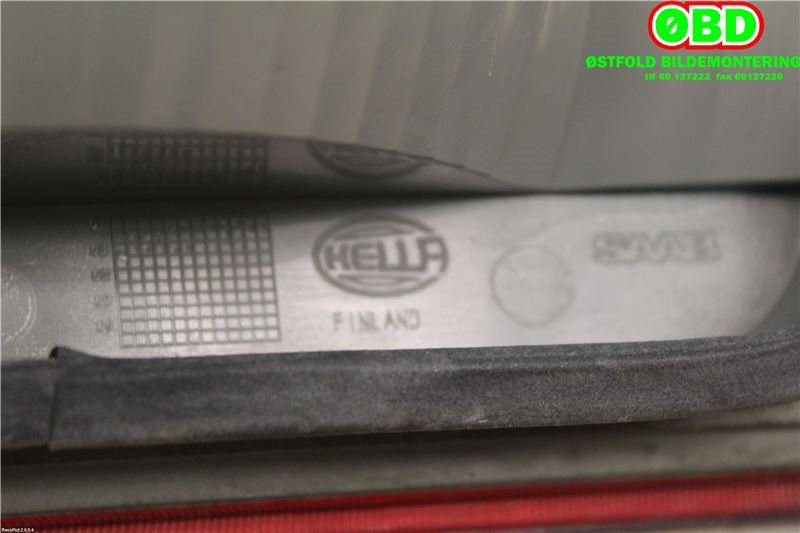 Baklykt venstre til Saab 9-5 2001-2005 (Type I, Fase 2)  (SAAB|5142278|)