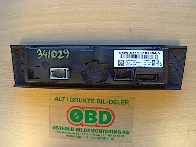 Varmeapparat betjening til BMW 3-Serie 2005-2011 (E90/E91/E92/E93) (E90/E91/E92/E93) (BMW|64 11 9 199 261||64119162984)