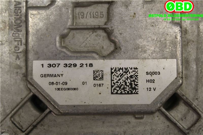 Styreenhet xenon/ballast til Audi A4 2007-2014 (Type IV) (B8) (B8) (AUDI|8K0 907 472 A|1307329218|)