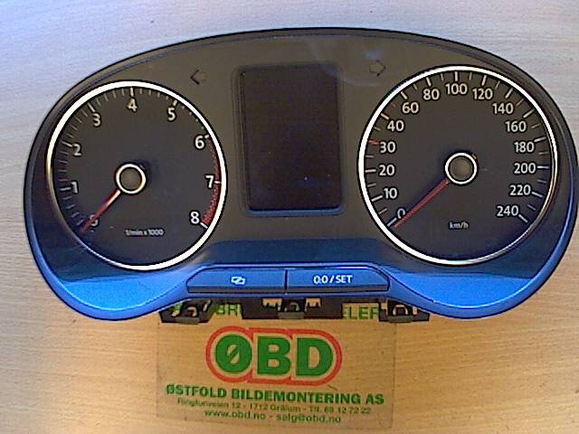 Instrumentpanel til VW Polo 2009-2014 (Type V, Fase 1) (VOLKSWAGEN CROSS|6R0 920 860 H||6R0920860H)