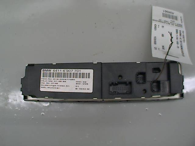 Varmeapparat betjening til BMW 3-Serie 1998-2005 (E46) (E46) (|64116907701)