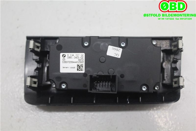 Bryter lys til BMW X5 2007-2013 (E70) (E70) (BMW|61319134727||9134727-02)