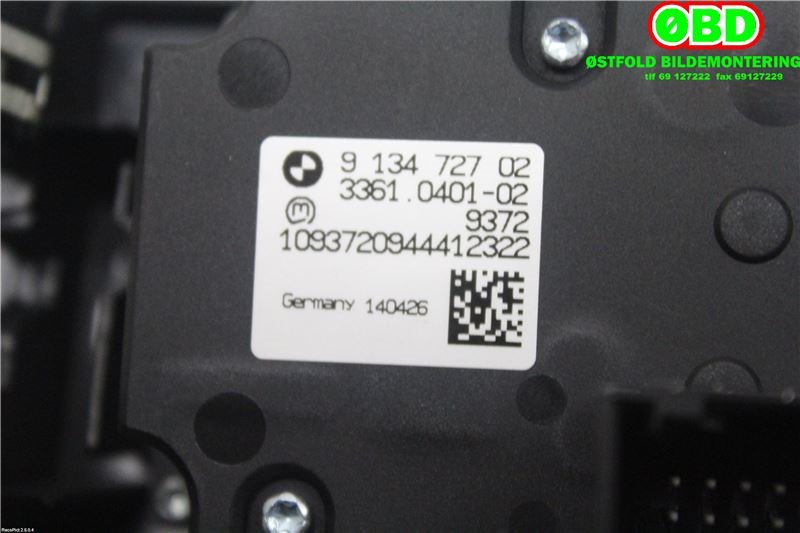 Bryter lys til BMW X5 2007-2013 (E70) (E70) (BMW|61319134727||9134727-02)