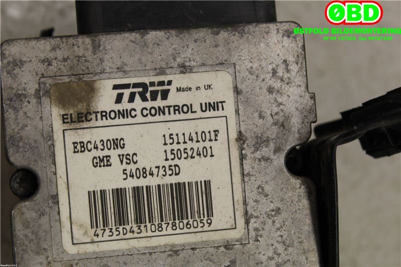 ABS sentral til Saab 9-3 2003-2007 (Type II, Fase 1)  (SAAB|13191184|)