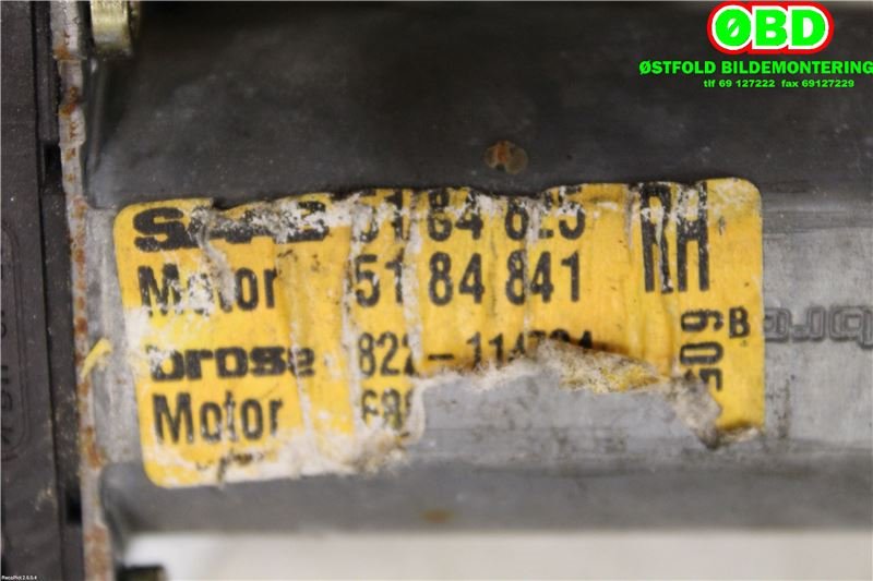 Ruteheis til Saab 9-5 2001-2005 (Type I, Fase 2)  (SAAB|5184825|5184841|)
