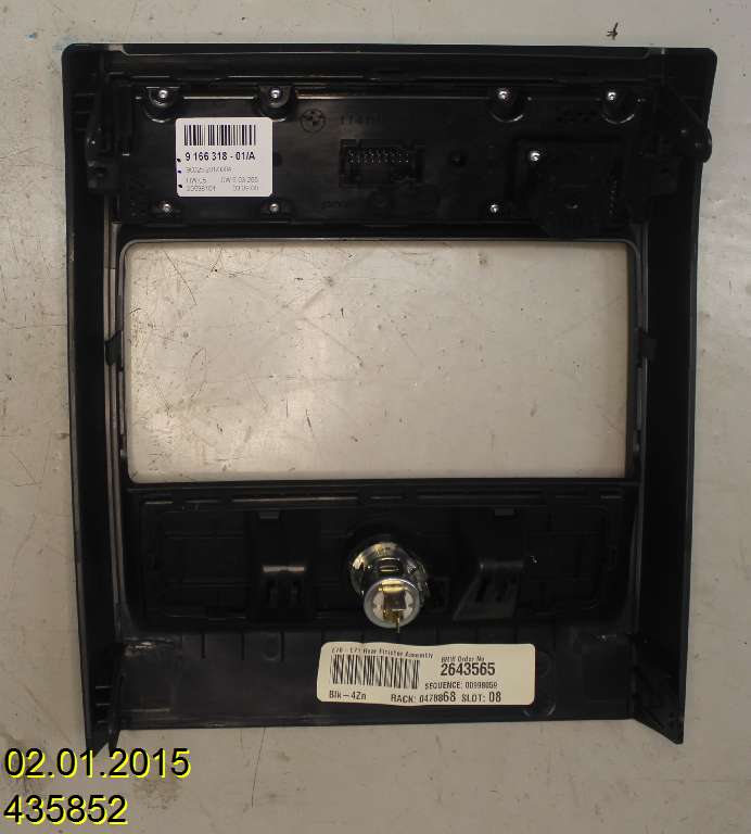 Varmeapparat betjening til BMW X5 2007-2013 (E70) (E70) (BMW X5|64119215515||9166318-01)