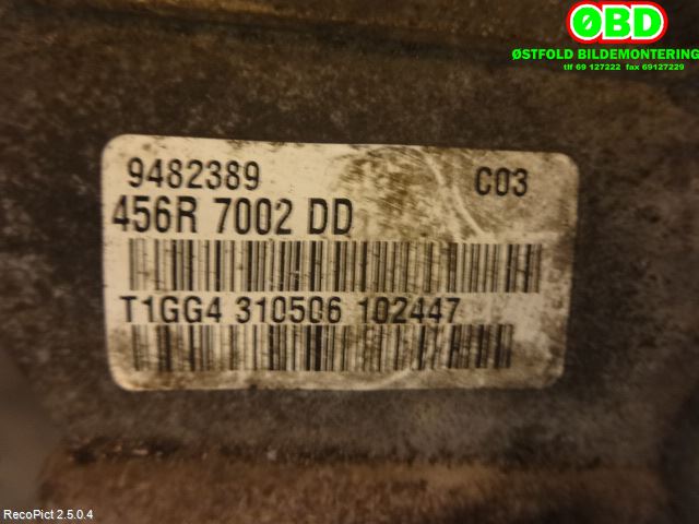 Girkasse manuell til Volvo V70 2005-2007 (Type II, Fase 2)  (VOLVO|8252132||9482389)