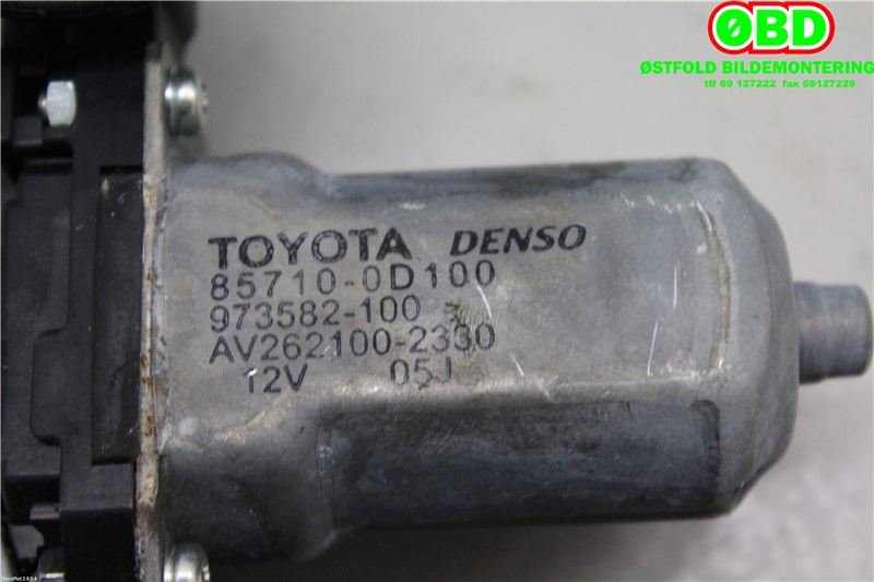 Ruteheis venstre bak til Toyota Auris 2007-2010 (Type I, Fase 1)  (TOYOTA|6984002240||857100D100)
