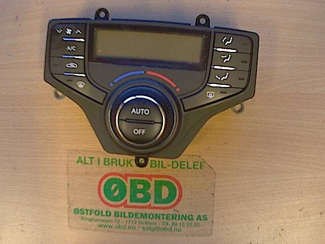 Varmeapparat betjening til Hyundai i30 2007-2012 (Type I) (HYUNDAI|972502R610|)