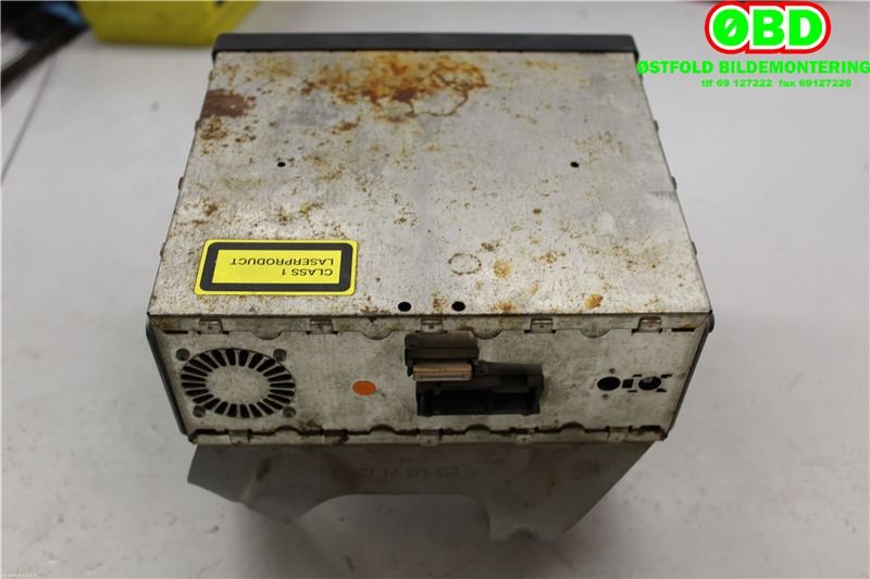 Bilstereo navigasjon til Mercedes E-Klasse 1995-2000 (Fase 1) (W210) (W210) (A 140 820 20 97|7612001117|14082002097)