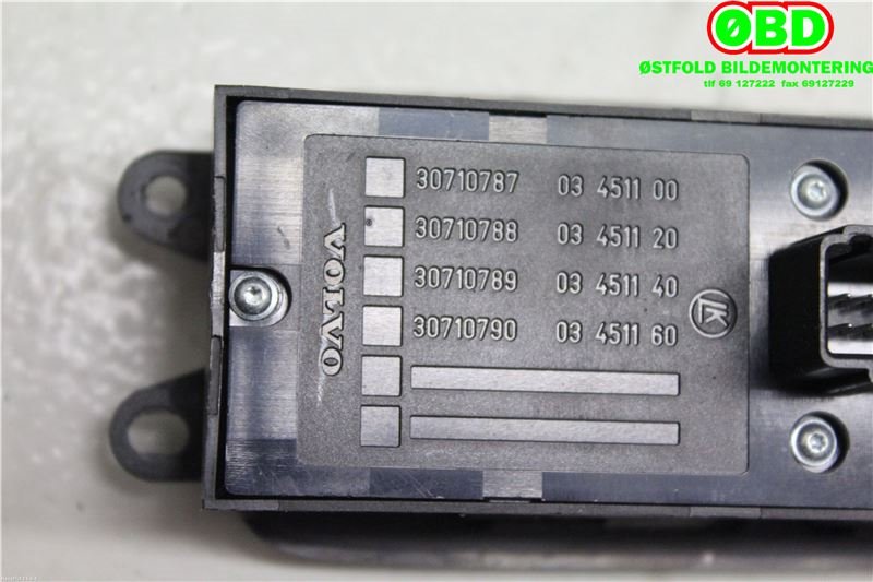 Bryter ruteheis til Volvo S40 2004-2007 (Type II, Fase 1) (VOLVO|30773428|)