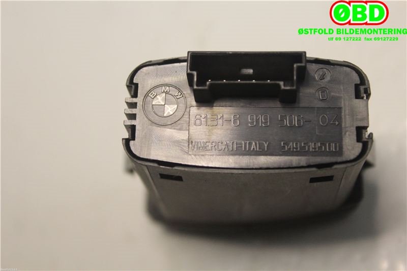 Bryter nødblink til BMW X3 2003-2006 (Fase 1) (E83) (E83) (BMW|61316919506|)