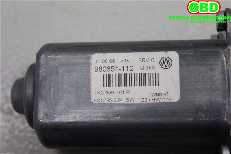Ruteheis venstre foran til VW Passat 2005-2010 (B6) (B6) (VOLKSWAGEN|1K0 959 701 AE||1K0959701P)