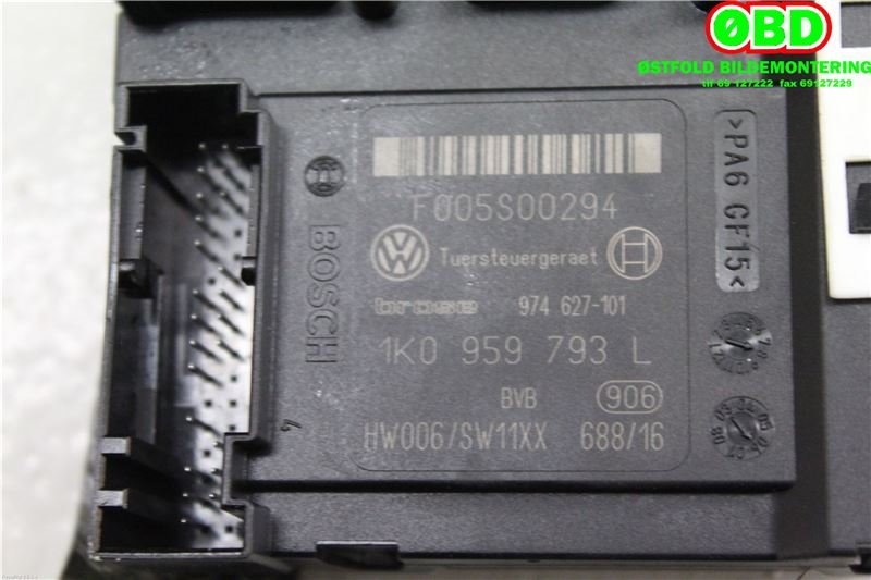 Ruteheis venstre foran til VW Passat 2005-2010 (B6) (B6) (VOLKSWAGEN|1K0 959 701 AE||1K0959701P)