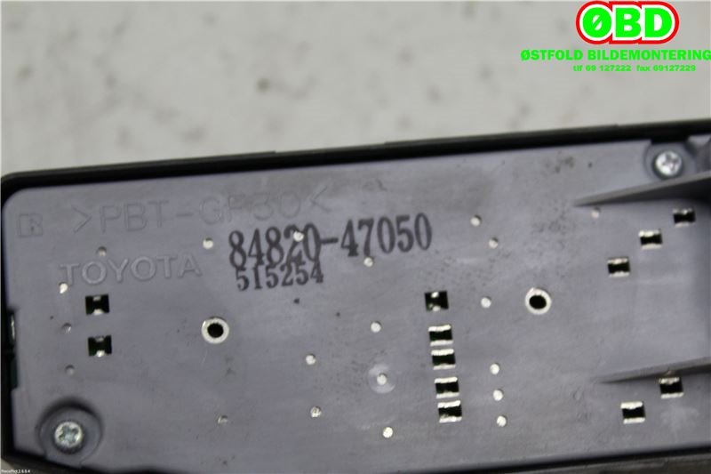 Bryter ruteheis til Toyota Prius 2004-2009 (Type II) (COMBI) (COMBI) (8482047050|)