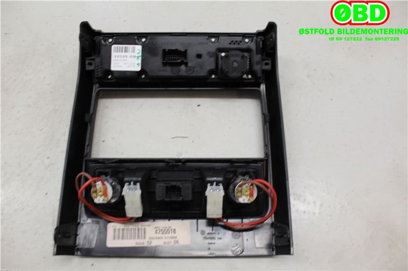 Varmeapparat betjening til BMW X5 2007-2013 (E70) (E70) (BMW|64119215515||9215515-01)