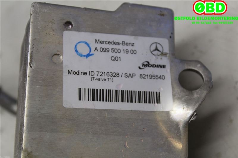 Oljekjøler til Mercedes C-Klasse 2014-2018 (Fase 1) (W205) (W205) (Mercedes 205|A 099 500 19 00||0995001900)
