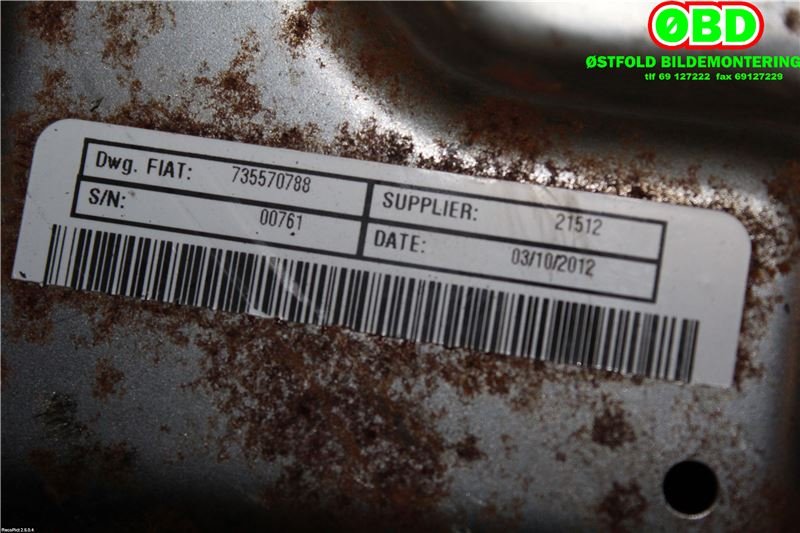 Rattaksel elektrisk servo til Fiat 500, 2008-2020 (FIAT|735570788)