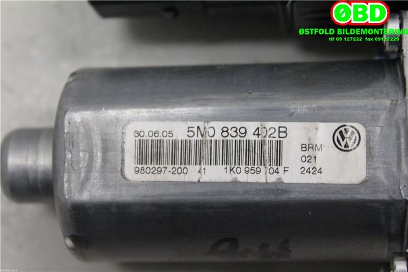 Ruteheis høyre bak til VW Golf, Plus/Cross 2005-2009 (Fase 1)  (VOLKSWAGEN|1K0 959 704 F||1K0959704F)