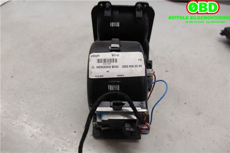 Varmeapparat motor til Mercedes C-Klasse 2000-2004 (Fase 1) (W203) (W203) (A 203 830 03 08||2038300308)