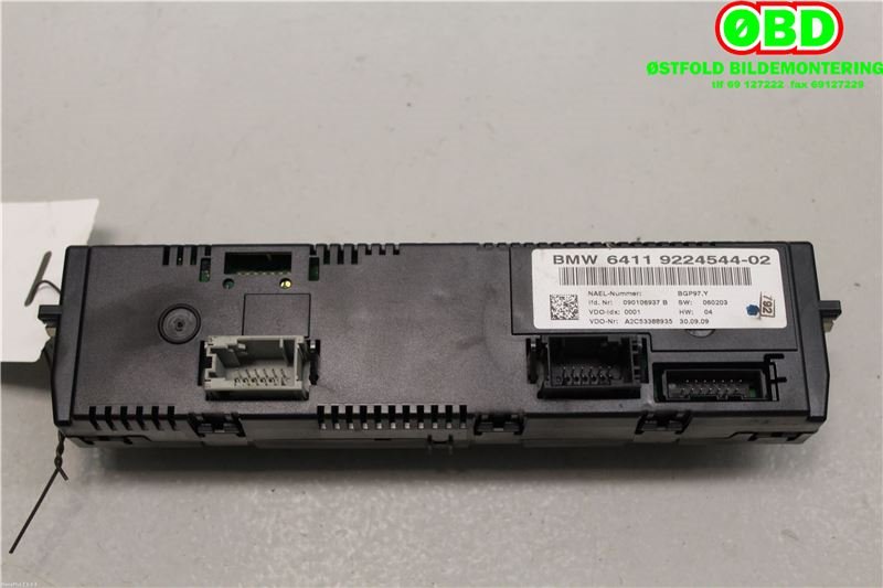 Varmeapparat betjening til BMW 1-Serie 2004-2011 (E81/E82/E87/E88) (E81/E82/E87/E88) (BMW||64119224544)