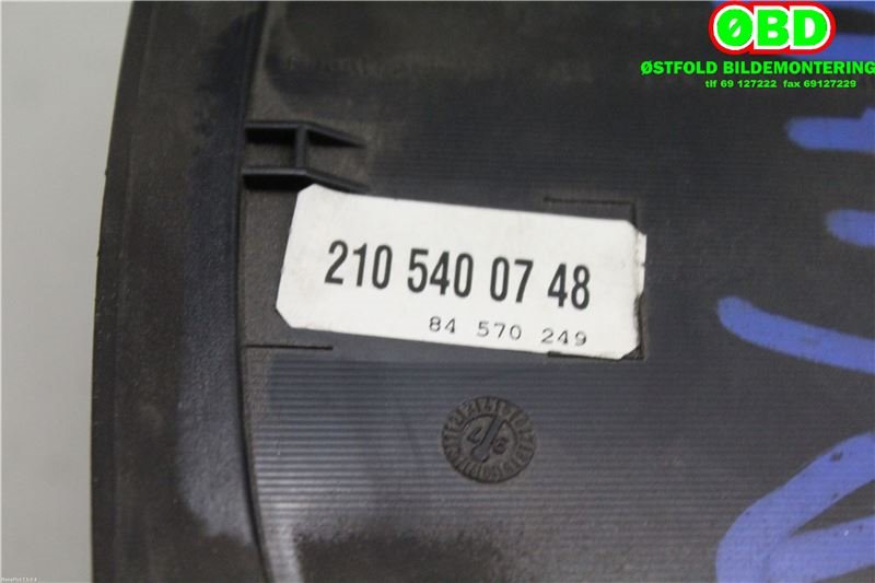 Instrumentpanel til Mercedes E-Klasse 1995-2000 (Fase 1) (W210) (W210) (A 210 540 07 48||2105400748)