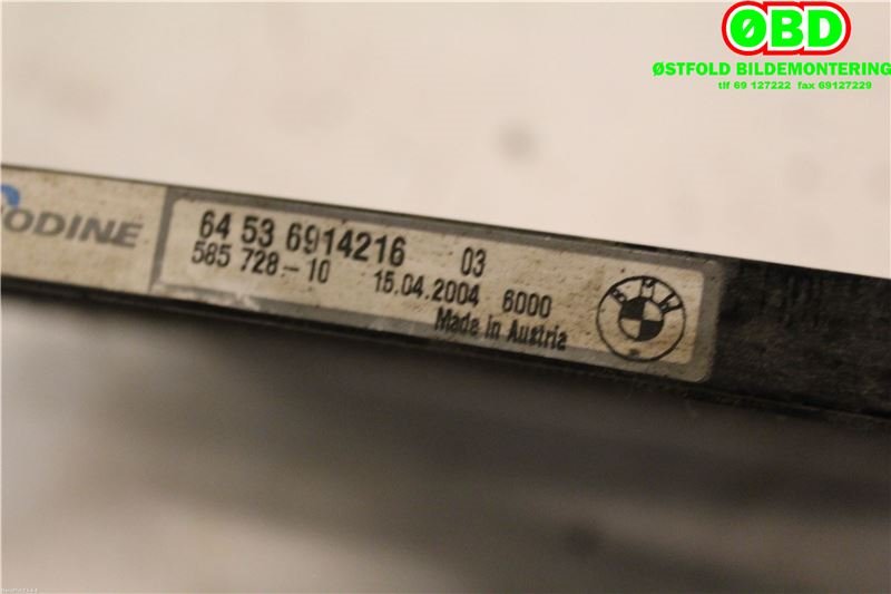 Aircondition radiator til BMW X5 2000-2006 (E53) (E53) (BMW|64536914216|)