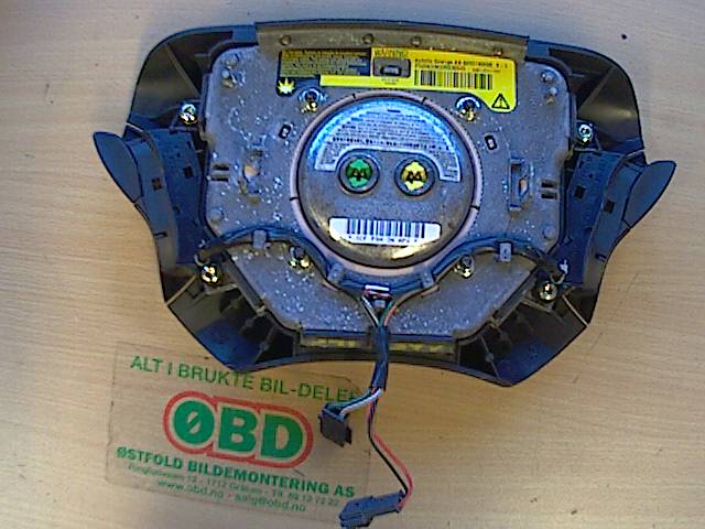 Airbag rattpute til Saab 9-5 2001-2005 (Type I, Fase 2)  (SAAB|601519800B|)