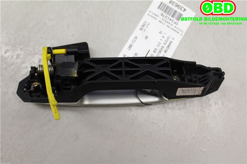 Dørhåndtak utv venstre bak til Toyota Avensis 2003-2008 (Type II) (TOYOTA|6921105903|6920405030|)