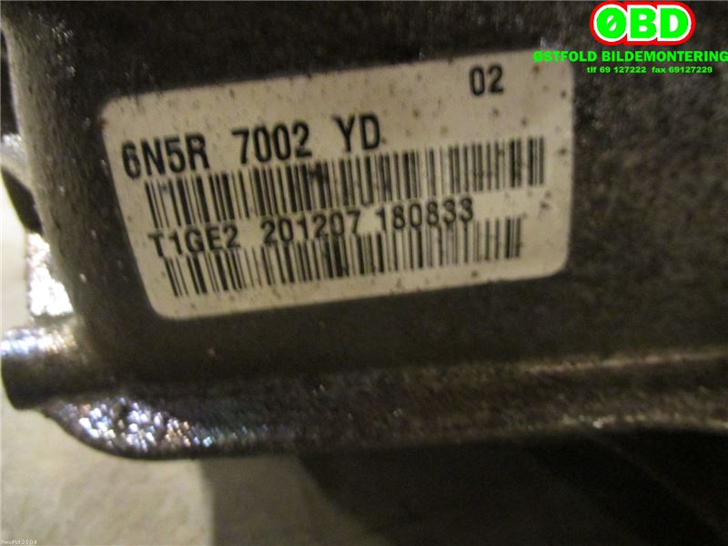 Girkasse manuell til Volvo V50 2007-2012 (Fase 2)  (VOLVO V50R|36050335|)