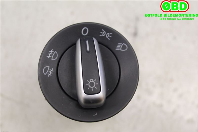 Bryter lys til VW Polo 2009-2014 (Type V, Fase 1)  (VOLKSWAGEN|6R0 941 531 J||6R0941531J)