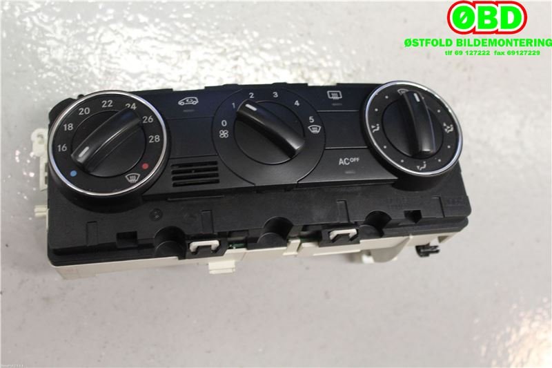Varmeapparat betjening til Mercedes A-Klasse 2005-2012 (W169) (W169) (MERCEDES|A 169 830 13 85|A 169 900 14 00|1698301385)